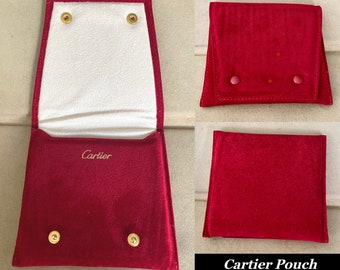 cartier ring pouch