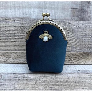 Geldbeutel. Vintage Handtasche. Geldbörse für Damen. Kleine Geldbörse. Niedliche Geldbörse. Mini-Portemonnaie. Kleines Täschchen. Lippenstift-Etui