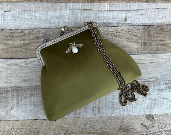 Sac de soirée vert Sacs à main pour Sac à