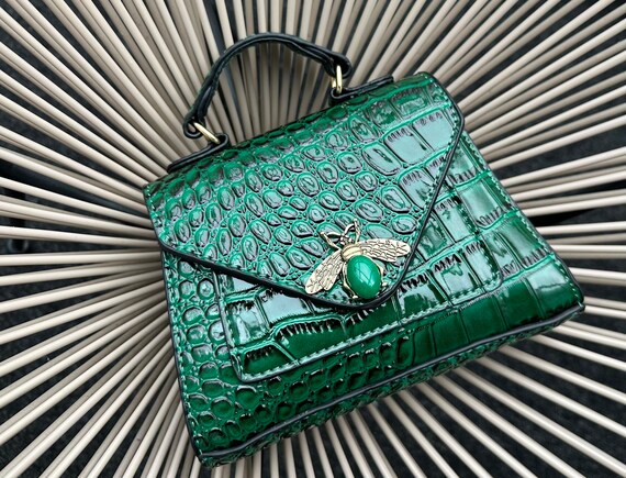 Emerald Green Handbags for Women. Crossbody Bag. Evening Bag. Small  Handbags. Grab Bags. Purse Bags. Top Handle Bag. Handbag With Strap 