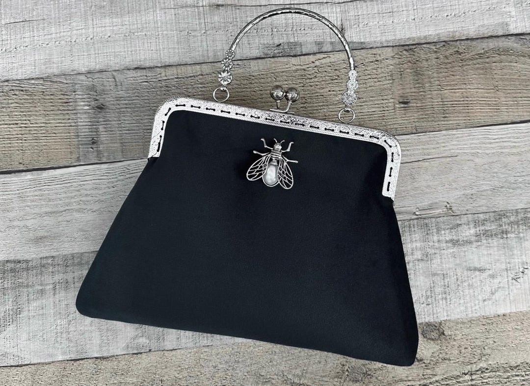 Abendtasche Clutch FÃ¼r Hochzeit Clutch Dunkelblau Damen Samt