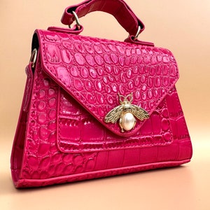 Hot Pink Handbags Etsy Ireland