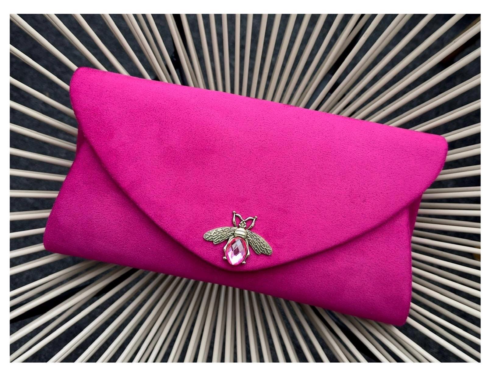 Uncinetto Pochette Rosa Corallo Coral Pink Clutch Italia