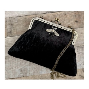 SMALL CANVAS CLUTCH GOTHIC GODDESS main image 1