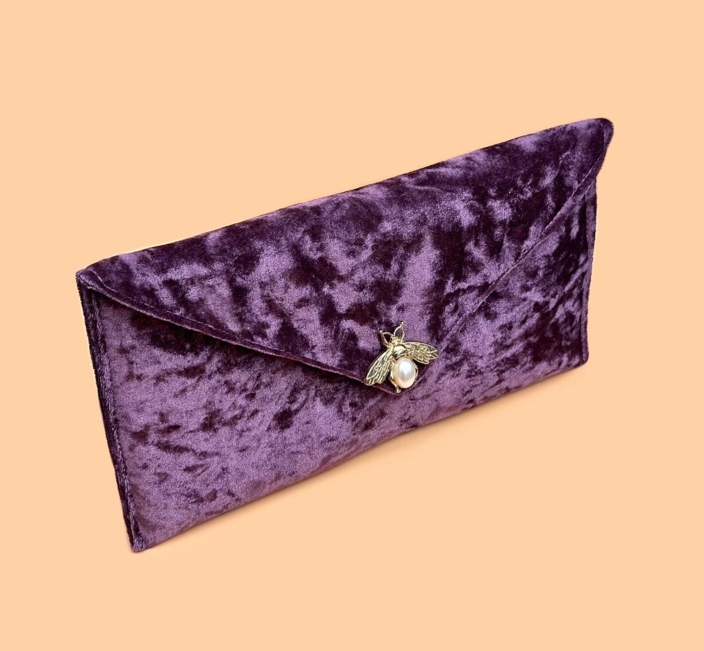 Plum clutch purse sales