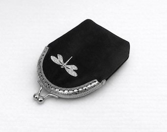 Vintage coin purse. Small purse. Cute purse. Mini wallet. Lipstick case. Purse for women. Victorian purse