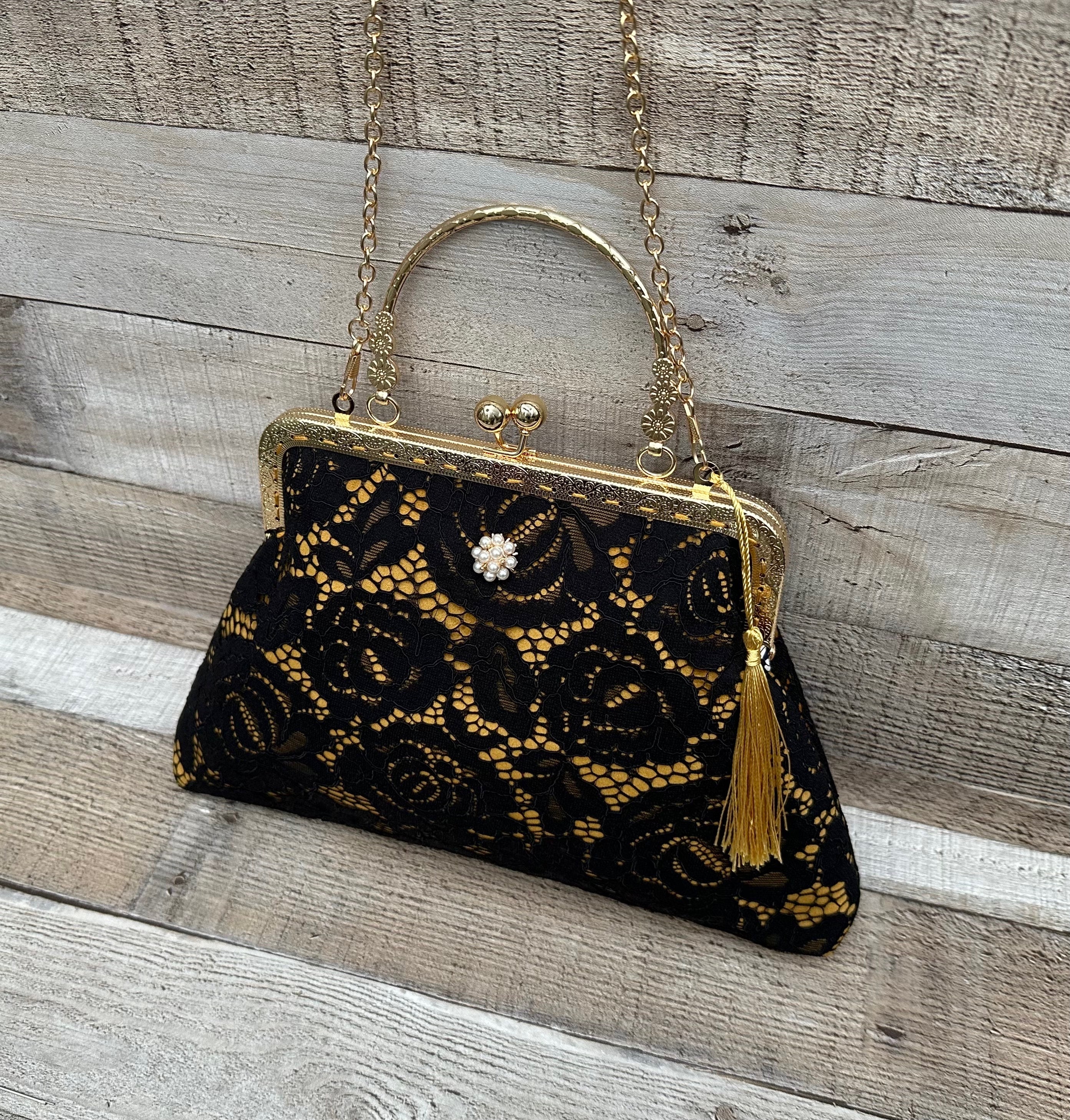 Timeless Black Evening Bag - Elegant Faux Suede Clutch Purse for Parties Suede Bow Clutch | Talbots main image 4