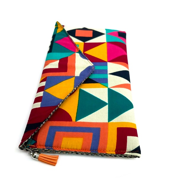 LARGE CANVAS CLUTCH SALVADOR SUMMER main image 1