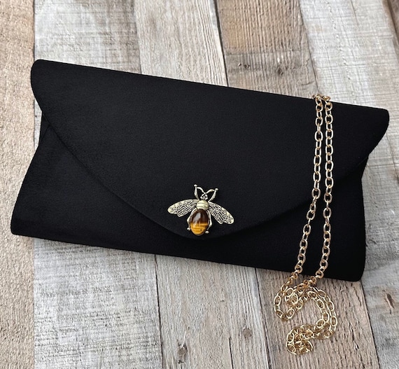 Formal Clutch. Velvet Clutch Bag. Black Evening Bag. Clutch Purse. Evening Bag for Women. Victorian Clutch. Gothic Handbag Etsy UK