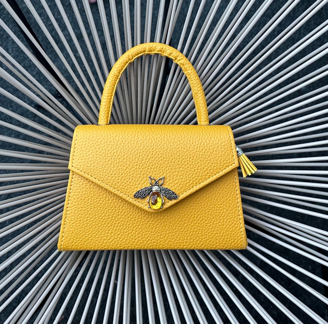 Yellow Clutch Bag. Evening Bags for Women. Purse Bag. Clutch Etsy