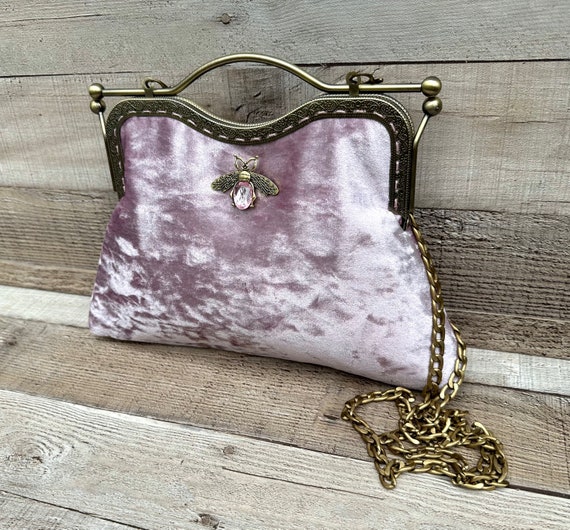 Dusky pink clutch bag wedding hotsell