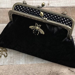 SMALL CANVAS CLUTCH GOTHIC GODDESS