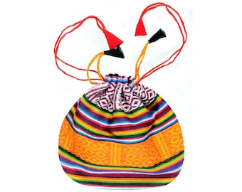 Bolsa de algodón con cordón | Hecha a mano en Nepal