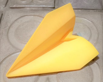 Origami style airplane, Yumilab, exclusive design, ceramic resin, christmas gift, origami decorations, pilot gift, plane decor, event