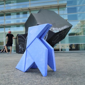 Uccello di carta personalizzabile in stile origami con magneti, cocotte, decorazioni origami, decorazioni tavola, ochetta di carta, Yumilab