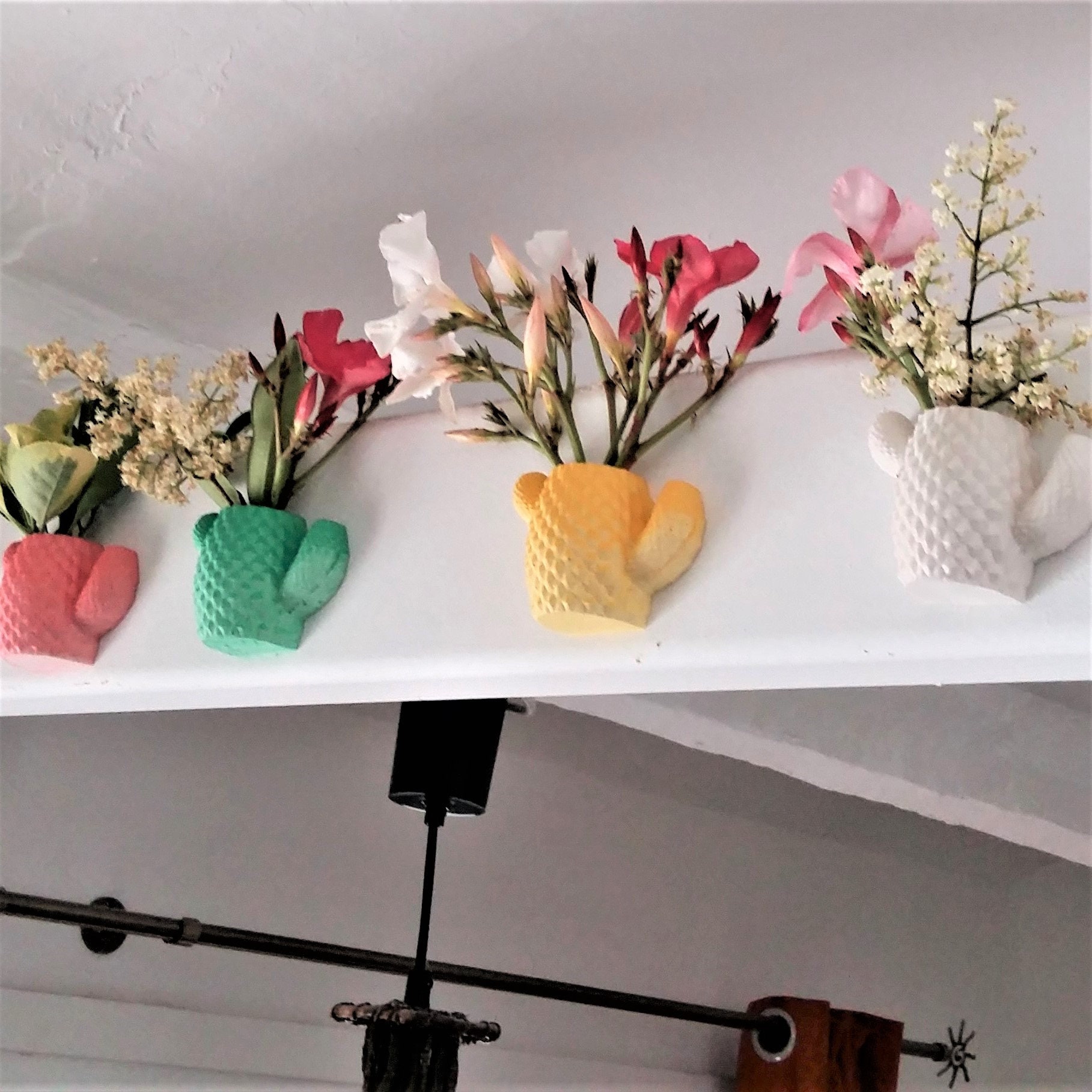 Set De 7 Mini Jarrones De Cerámica Para Casas De Muñecas – Decoración En Miniatura, Surtido De Colores Y Tamaños
