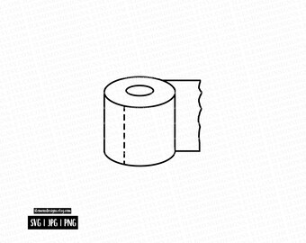 Toilet Paper Svg Etsy