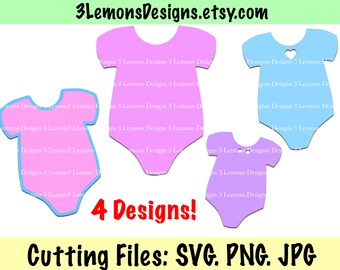 Download Baby Onesie Outline Etsy