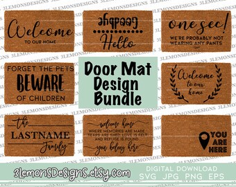 Download Doormat Stencil Etsy