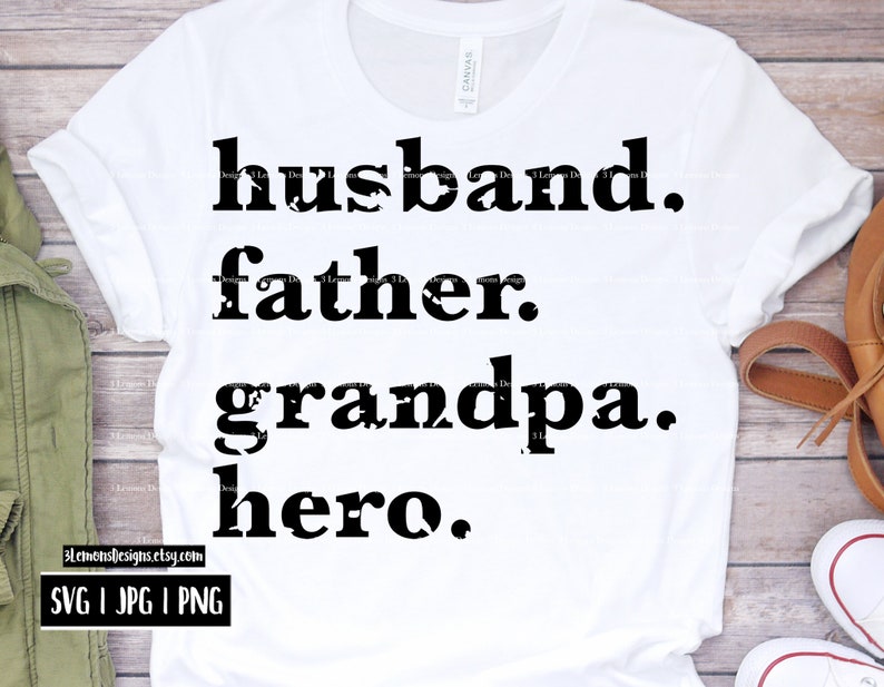 Download Grandpa Hero SVG Husband Father Grandpaa father's day | Etsy