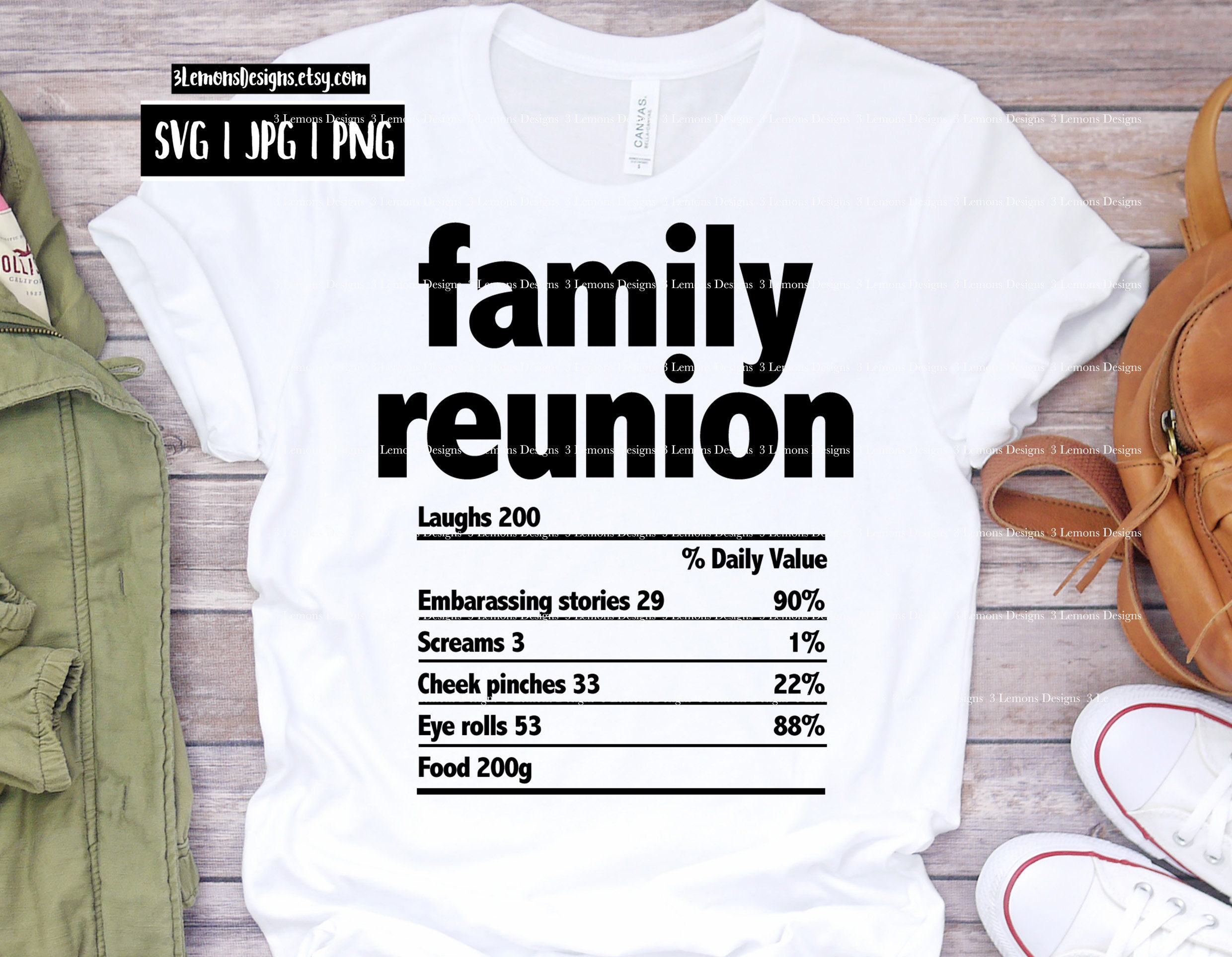 Family Reunion Recipe Svg Thanksgiving 