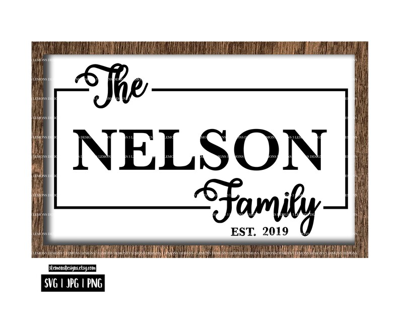 Free Free 335 Family Name Sign Svg SVG PNG EPS DXF File