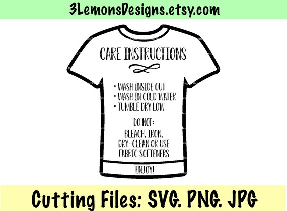 Download T Shirt Care Instructions Svg Free - Layered SVG Cut File ...