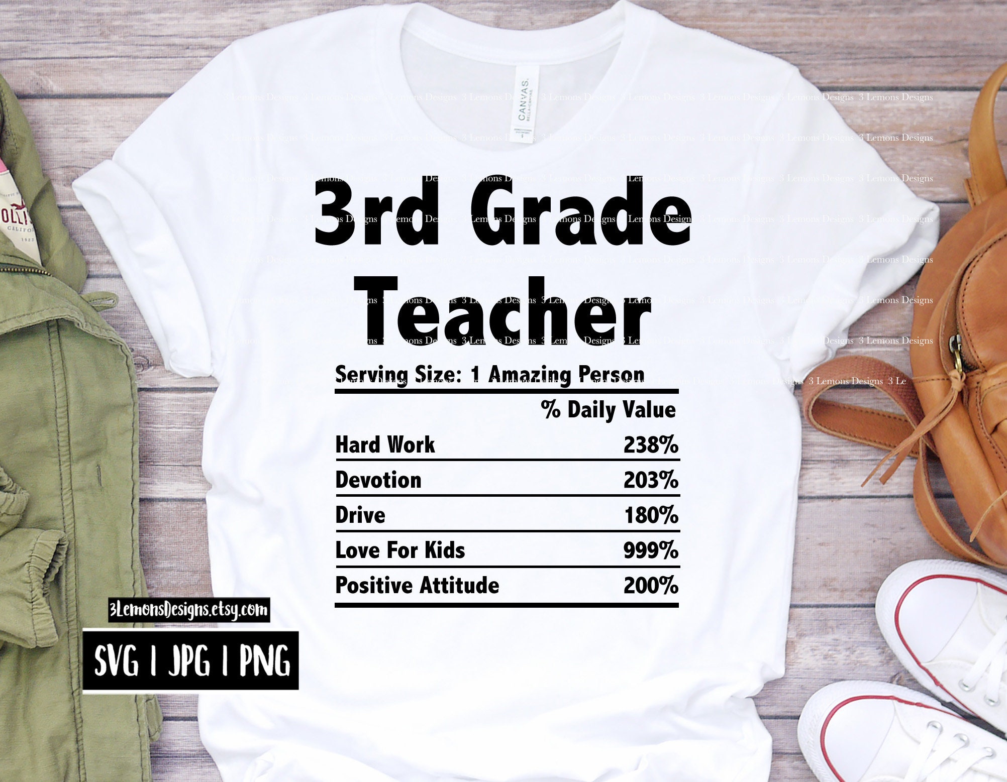 3rd Grade Teacher Gift Gift for Teacher Teacher Etsy