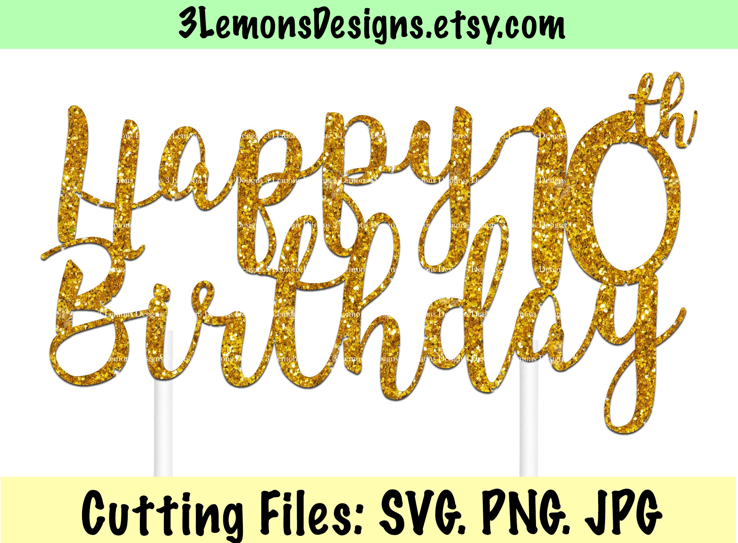 Download 10th Birthday Svg For Cake Topper Tenth Birthday Wood Etsy