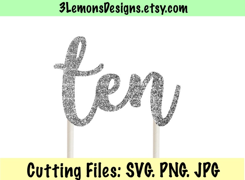 wood cardstock cake topper cricut silhouette Birthday Cake Topper SVG