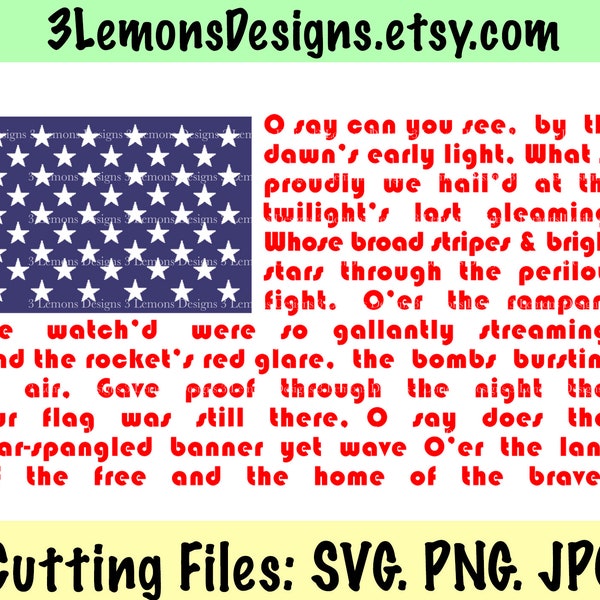 Pledge American Flag SVG, star spangled banner, red white and blue, america, patriotic, usa svg, cricut