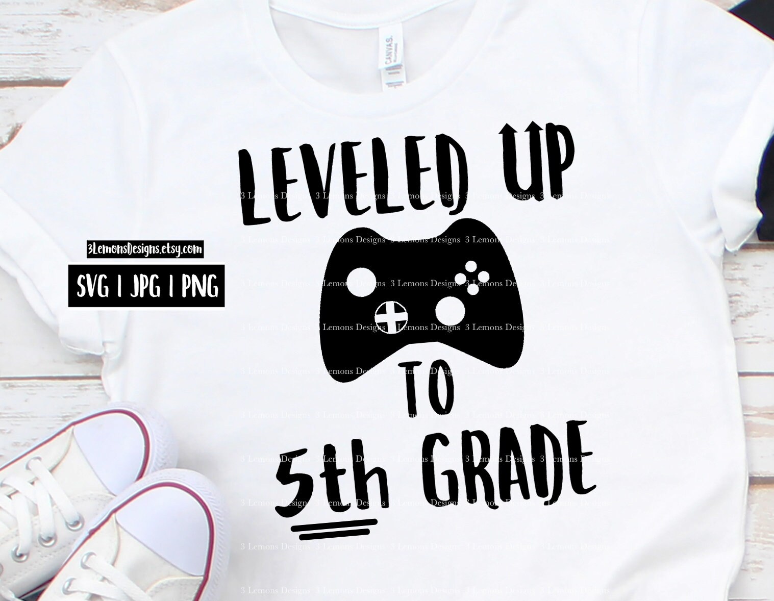 Leveled Up To 5th Grade Svg Fifth Grade Video Game Lover Etsy Leveled Up To 5th Grade Svg Fifth Grade Video Game Lover Etsy