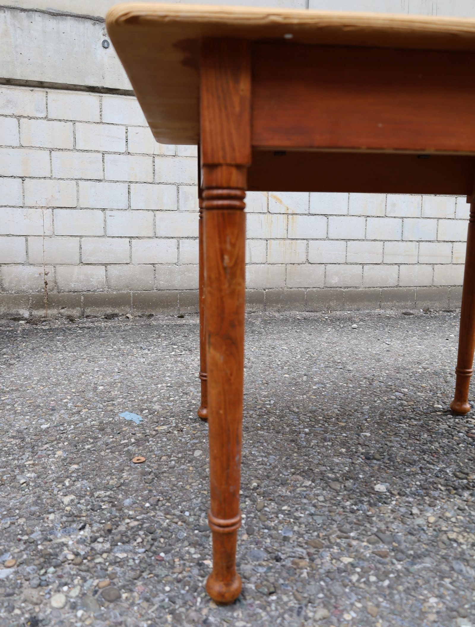 Antique Dining Table Fir Wood - Etsy