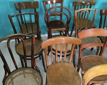 Antieke en vintage bistrostoelen