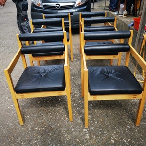 6x Austrian vintage chairs