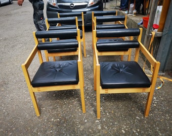 6x Austrian vintage chairs