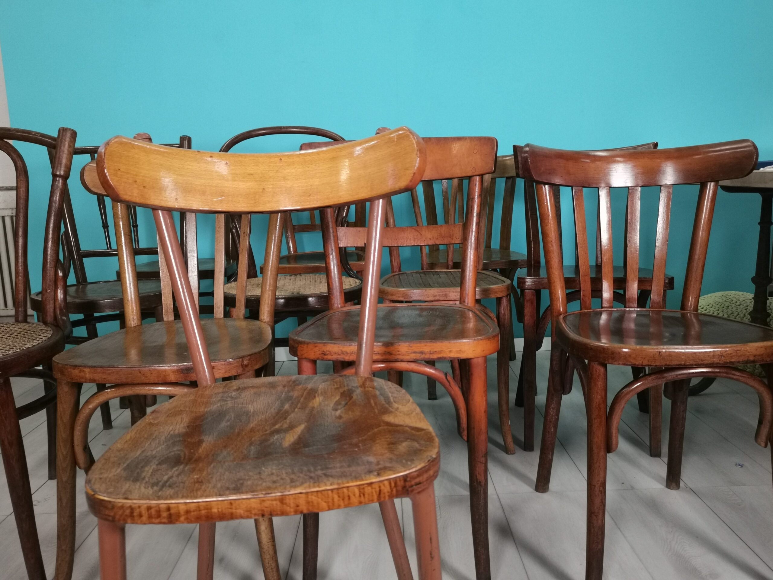Antique and Vintage Bistro Chairs Etsy