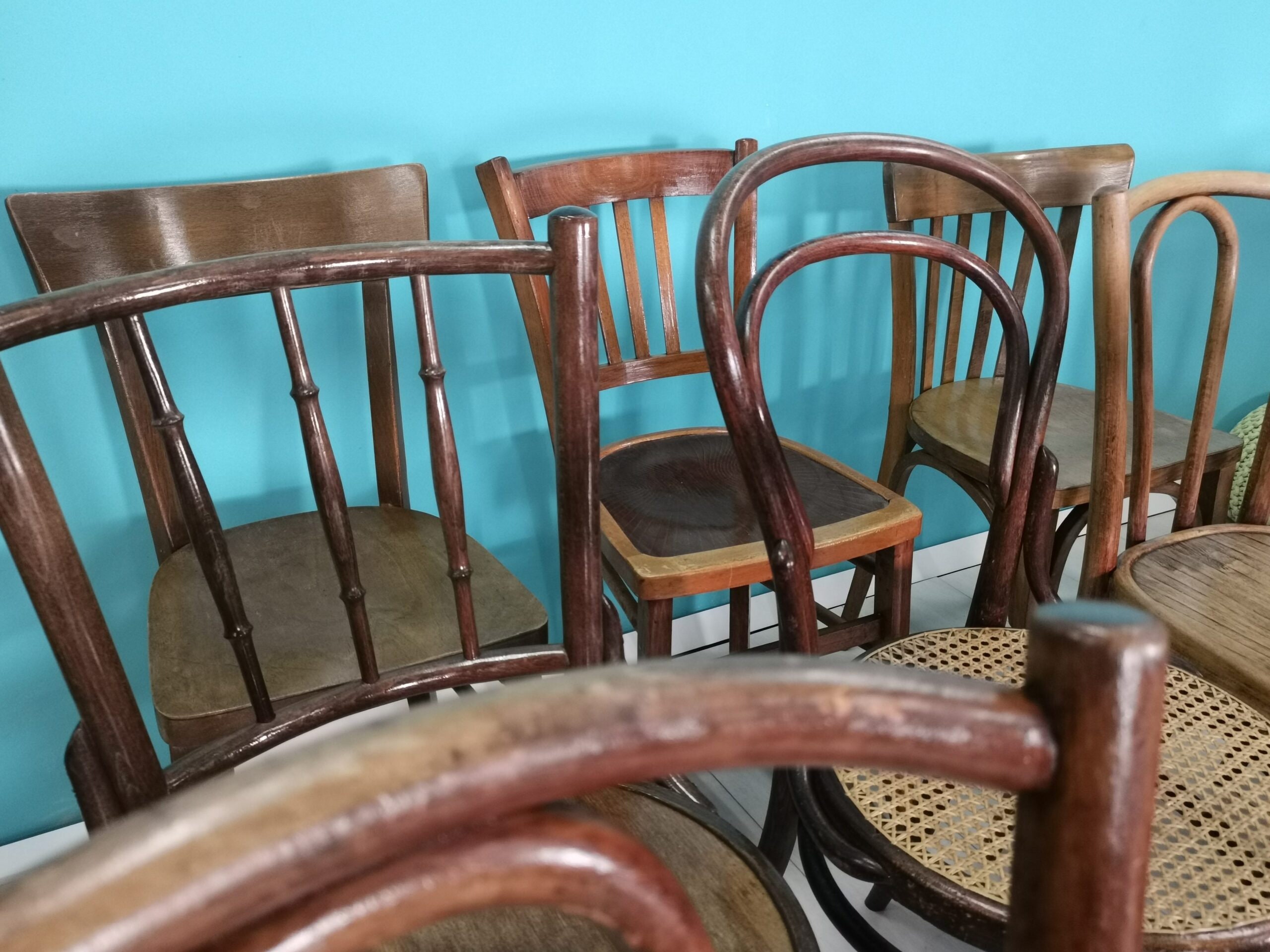 Antique and Vintage Bistro Chairs Etsy
