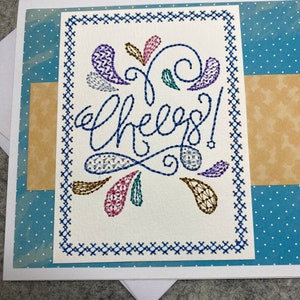 Greeting Card - Cheers