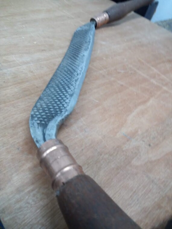 Hand Upcycled Farriers Rasp Draw Knife Hand Etsy UK