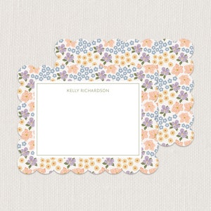 Personalisiertes Briefpapier-Set, benutzerdefiniertes Briefpapier-Karteikartenset, handgezeichnetes Kartenset mit Name, Geschenkkartenset, kundenspezifische ausgebogte Karteikarten
