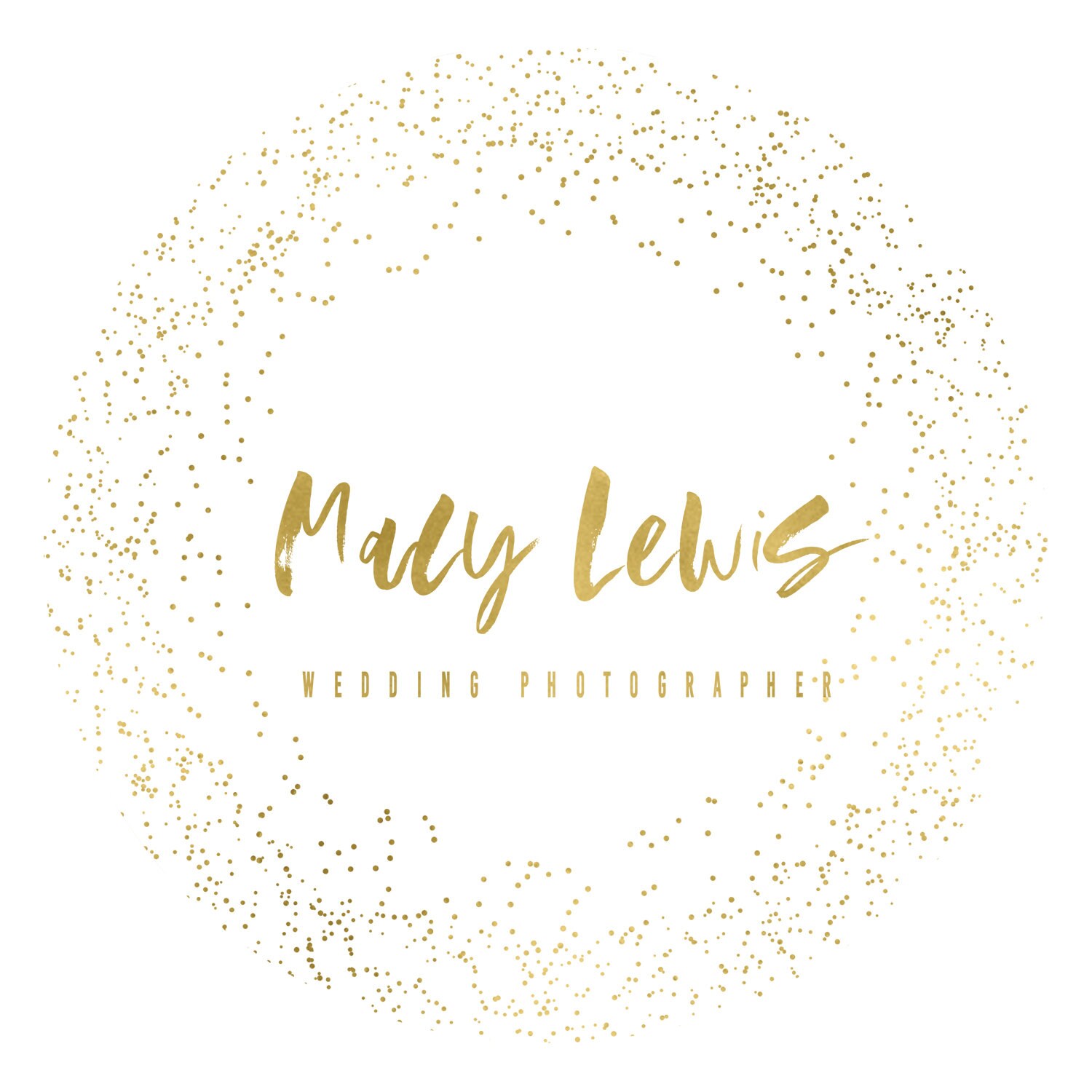 Confetti Wreath Logo Gold Logo Golden Logo Creative Logo Etsy Confetti Wreath Logo Gold Logo Golden Logo Creative Logo Etsy