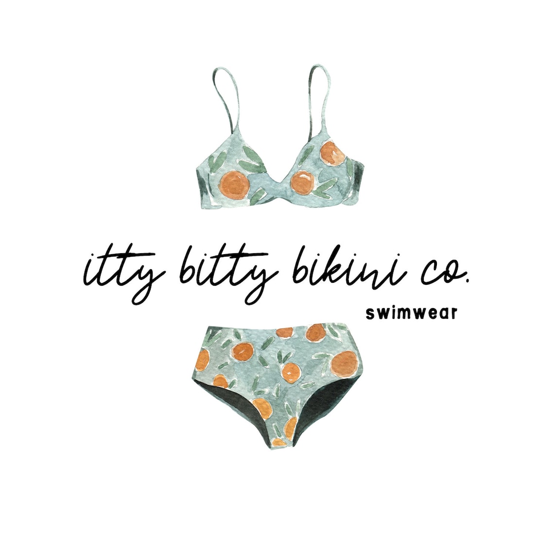 Bikini Logo / Logo Design / Swimwear Logo / Cute Logo / Etsy