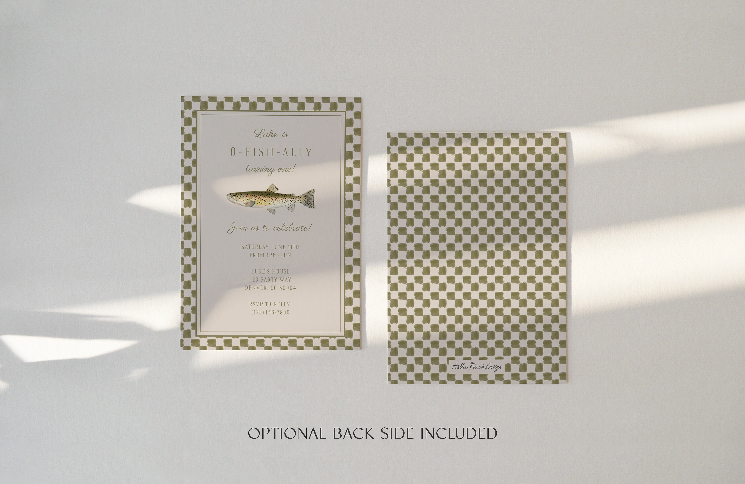 Fishing Birthday Invitation Template, O-fish-ally, the Big One Birthday ...
