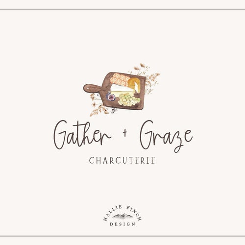CHARCUTERIE BOARD LOGO Cheese Board Logo Food Logo Cooking Etsy Canada