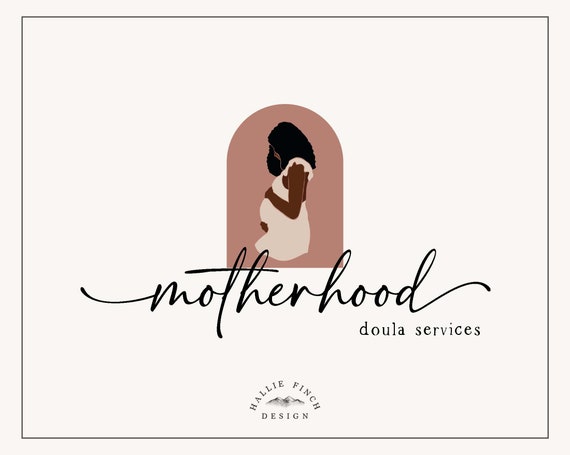 Logotipo de maternidad moderna, logotipo de doula, logotipo de fotógrafo de  maternidad, logotipo de fotógrafo de recién nacido, logotipo de consultor  de lactancia, diseño de logotipo de maternidad -  España