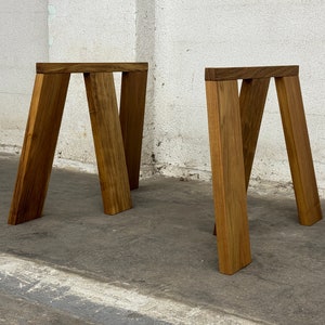 Modern Minimalist Sawhorses, desk legs, table legs, dining table legs, diy table