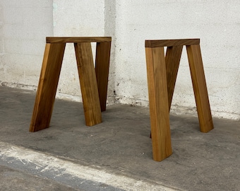 Modern Minimalist Sawhorses, desk legs, table legs, dining table legs,