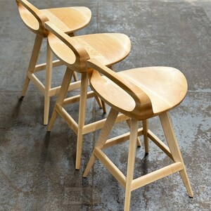 Tabouret de bar pivotant moderne Mid-Century : tabouret de bar avec siège de tracteur, fabriqué aux États-Unis image 3