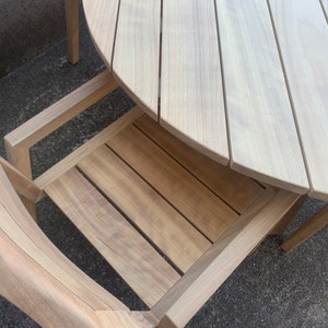 Outdoor Teak Dining Arm Chair image 7